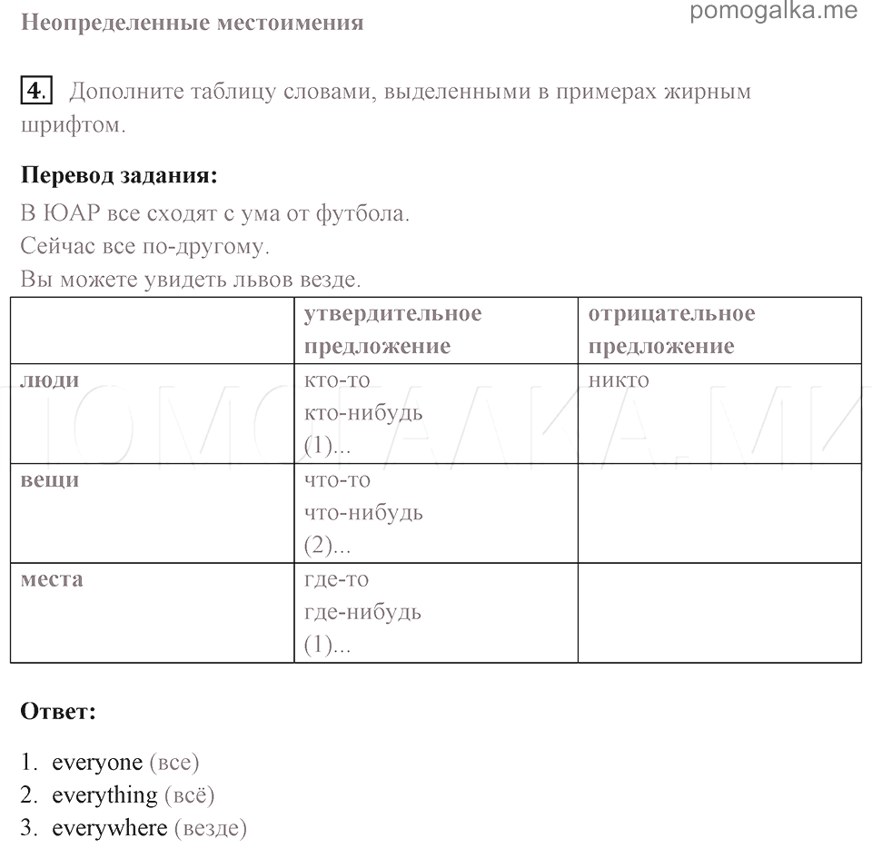 Стр 94 английский язык 8 класс комарова