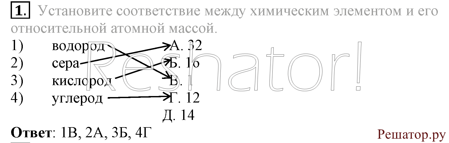 Химии 8 класс фельдман